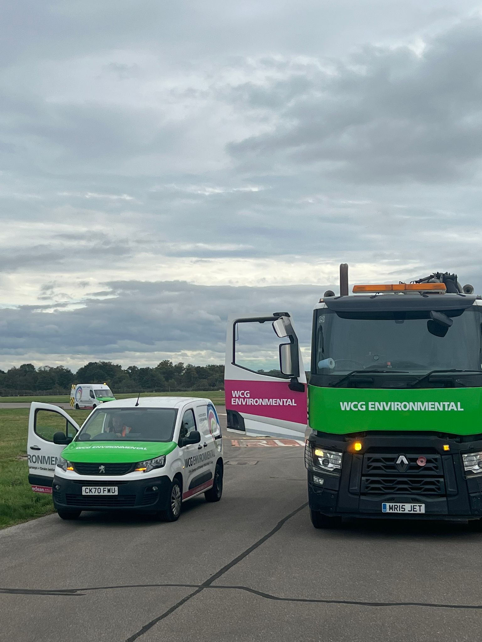 WCG Environmental operative carrying out specialist work